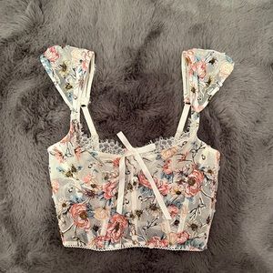 Victoria’s Secret Dream Angels Floral Corset Top